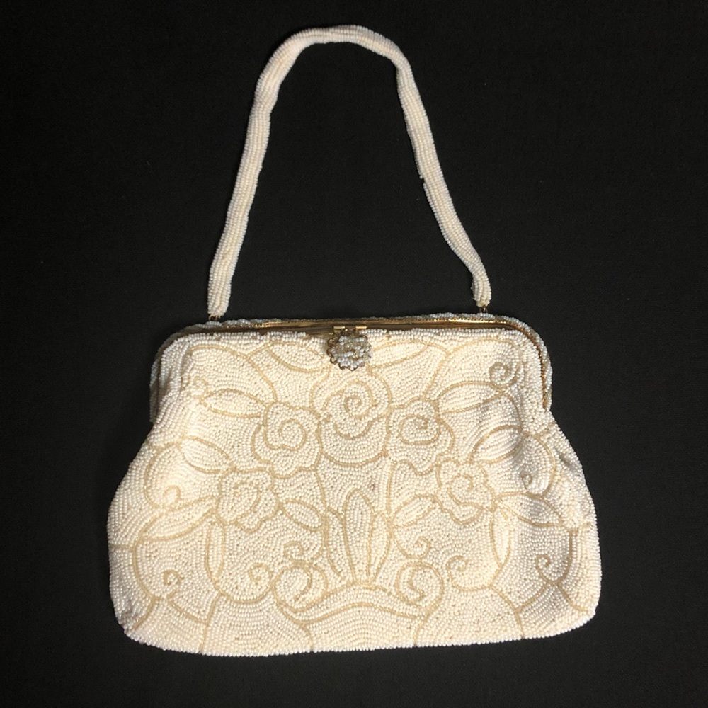Purse Beaded Evening Bag Circa 1950s